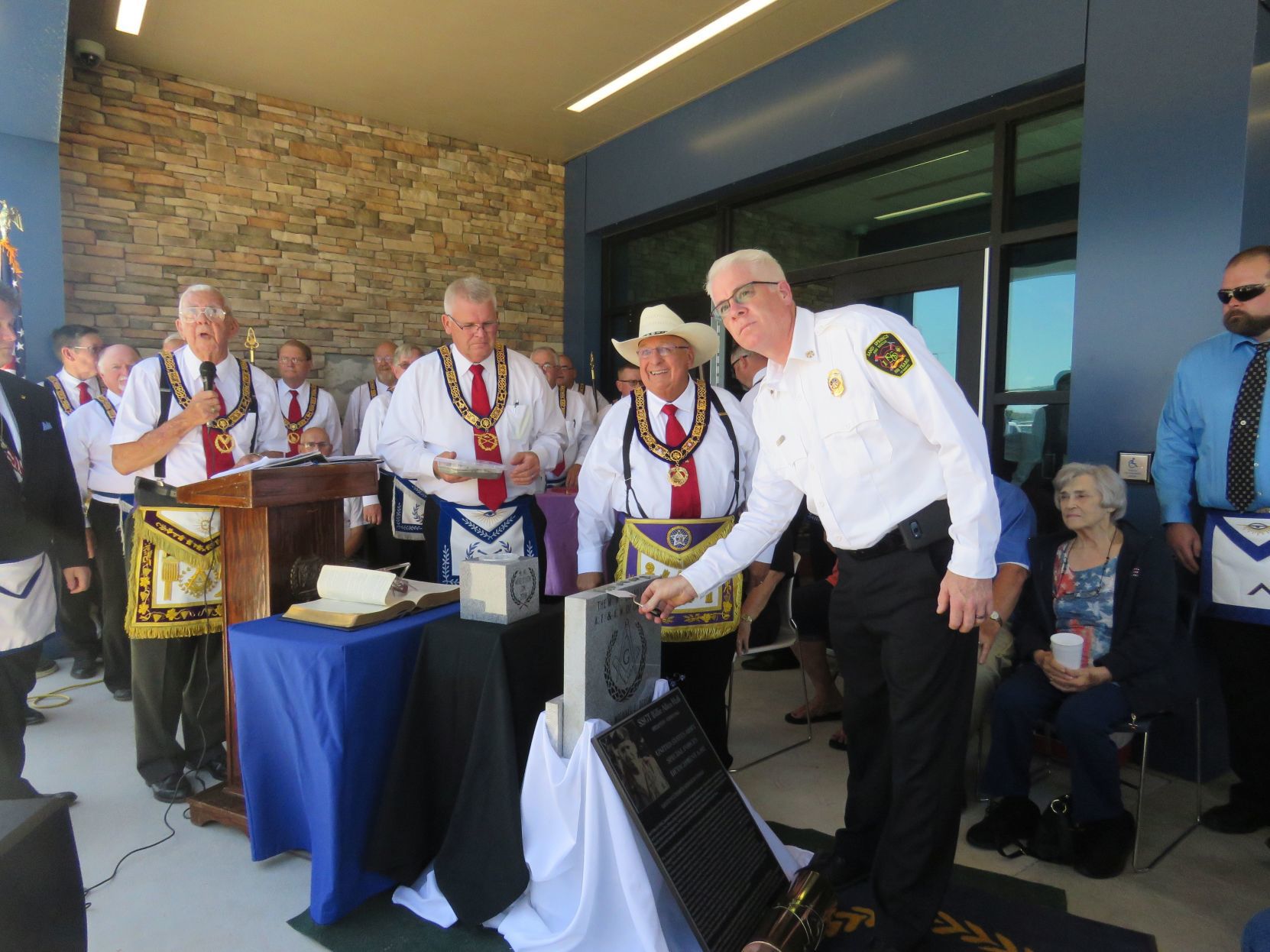 Masonic Cornerstone Ceremony